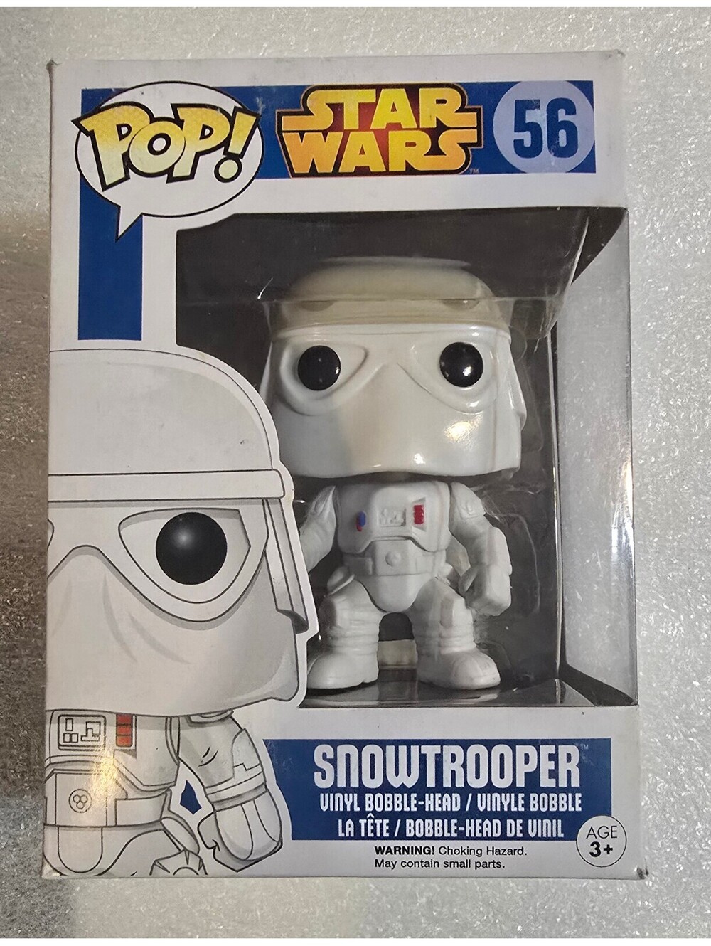 Star Wars Funko Pop 56 Snowtrooper Blue Box Vaulted